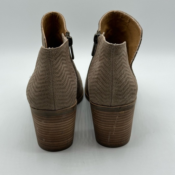 Lucky Brand Women\'s Pickla Bootie in Beige Taupe Size 9.5